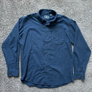 G.H. Bass & Co Men’s Blue Flannel Shirt Large NWOT